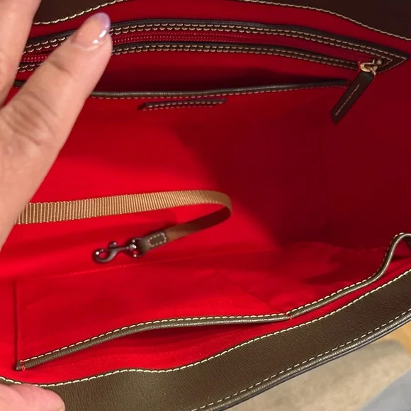 Dooney & Bourke Olive Tote Bag - Picture 9 of 11